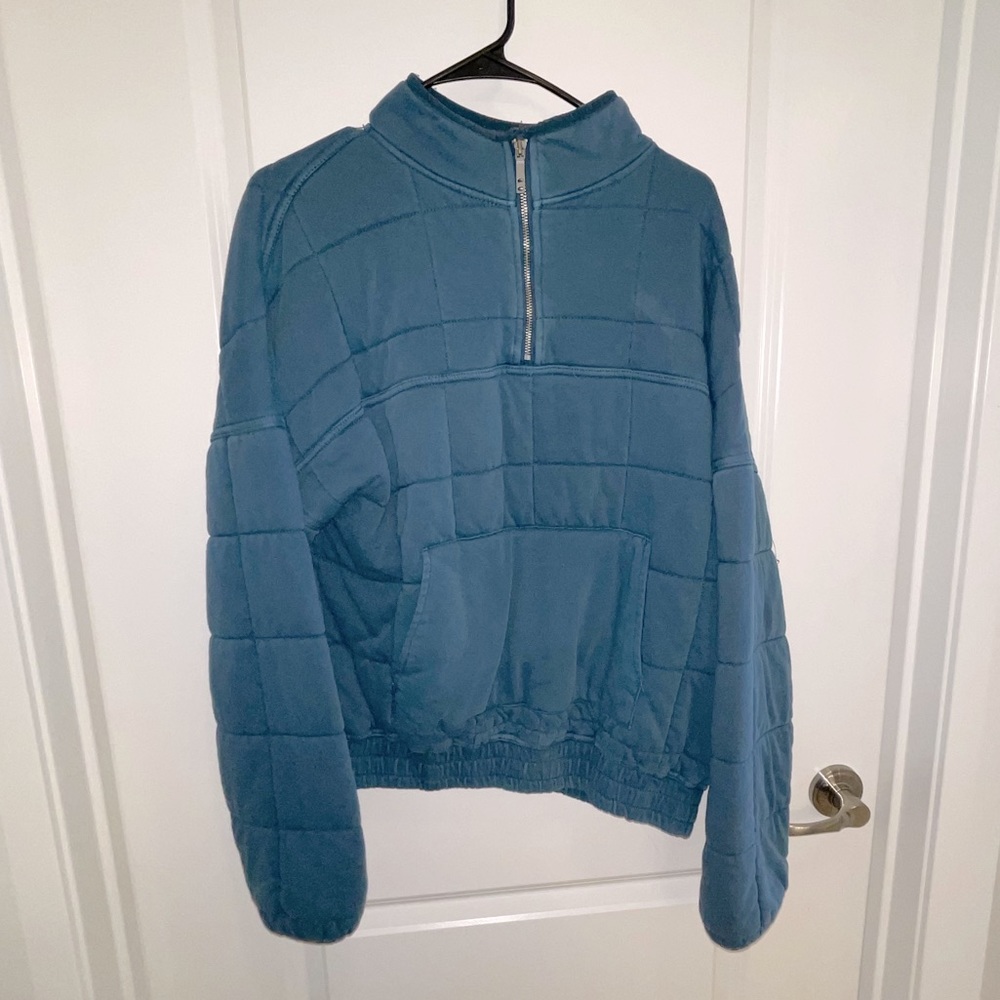 Quilted pull over